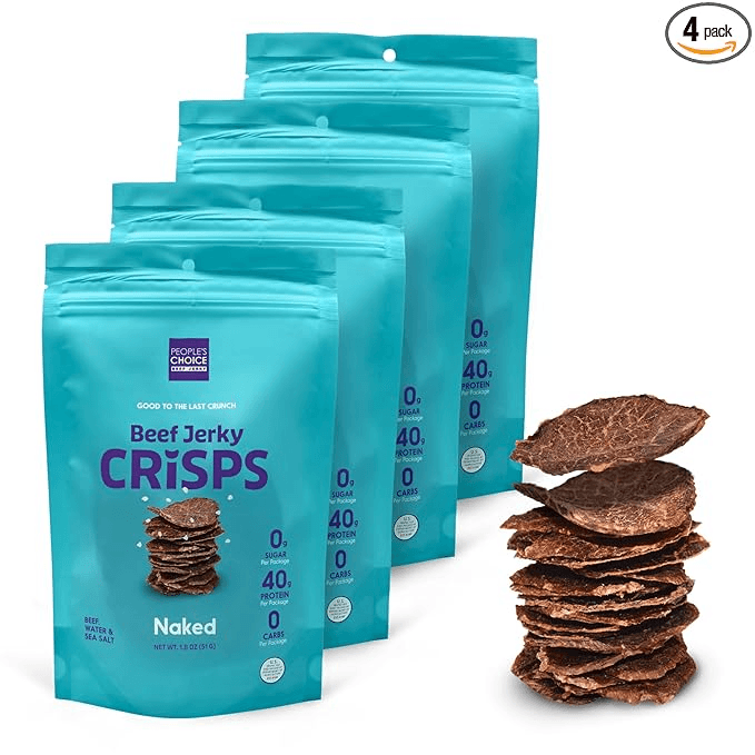 Cover image for People's Choice Beef Jerky Crisps: Budget-Friendly and Clean